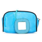 BAG Blue Cosmetic Bag with Mirror #A
