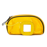 BAG Yellow Cosmetic Bag with Mirror #A