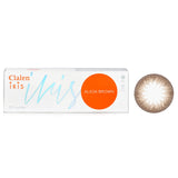 Clalen 1 Day Iris Alicia Brown Color Contact Lenses - - 3.00  30pcs