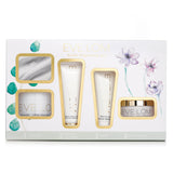Eve Lom Glow Essentials Discovery Set: Cleanser 20ml + Foaming Cream Cleanser 20ml + Rescue Mask 15ml + Moisture Cream 15ml 4pcs