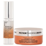 Peter Thomas Roth Clinically Stronger Brighetning 2 Piece Kit Of Full Size: Potent C Power Eye Cream 15ml+ Hydra Gel Eye Patches 30 Pairs 2pcs