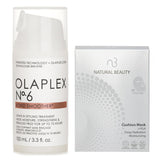 Olaplex Olaplex No. 6 Bond Smoother 100ml X Natural Beauty r-PGA Deep Hydration Moisturizing Cushion Mask (Exp Date: 01/2026) 6x 20ml 2pcs