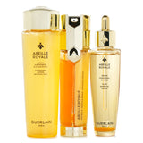Guerlain Abeille Royale Anti Aging Skincare 3 Step Duo Set (Lotion 150ml + Advanced Serum 50ml + Watery Oil 50ml) 3pcs