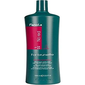 Fanola No Red Shampoo Anti Red Reflexes On Colored and Natural Hair with Dark Tones 1000ml
