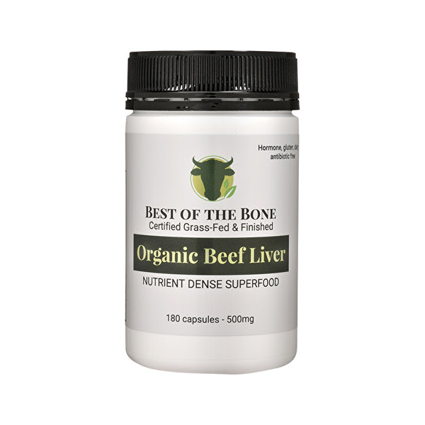Best Of The Bone Best of the Bone Organic Beef Liver Nutrient Dense Superfood 180c