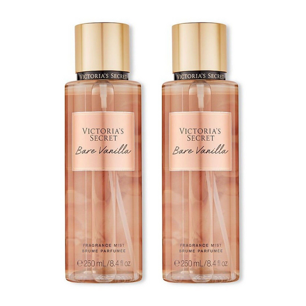 Victoria's Secret Bare Vanilla Fragrance Mist 250ml/8.4 oz - Pack of 2