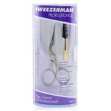 Tweezerman Professional Stainless Brow Shaping Scissors & Brush