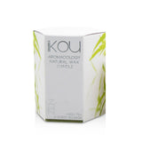 iKOU Eco-Luxury Aromacology Natural Wax Candle Glass - Zen (Green Tea & Cherry Blossom)