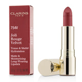 Clarins Joli Rouge Velvet (Matte & Moisturizing Long Wearing Lipstick) - # 754V Deep Red