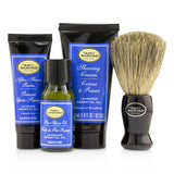 The Art Of Shaving Starter Kit - Lavender: Pre Shave Oil + Shaving Cream + After Shave Balm + Brush + Bag