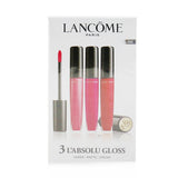 Lancome 3 L'absolu Gloss (#317 Sheer, #378 Matte, #132Cream) 3pcs
