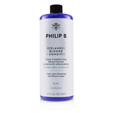Philip B Icelandic Blonde Deep Conditioner (Tone Correcting Brightening Eliminates Brassiness - Blonde, Gray, Silver Hair)