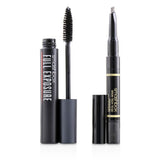 Smashbox Get Framed Eye Duo Set : ( 1x Full Exposure Mascara, 1x Brow Tech To Go) 2pcs