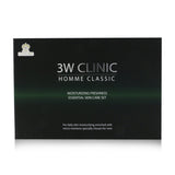 3W Clinic Homme Classic - Moisturizing Freshness Essential Skin Care Set: Essential Skin 150ml+30ml + Essential Lotion 150ml+30ml