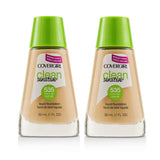 Covergirl Clean Sensitive Liquid Foundation Duo Pack - # 535 Medium Light  2x30ml/1oz