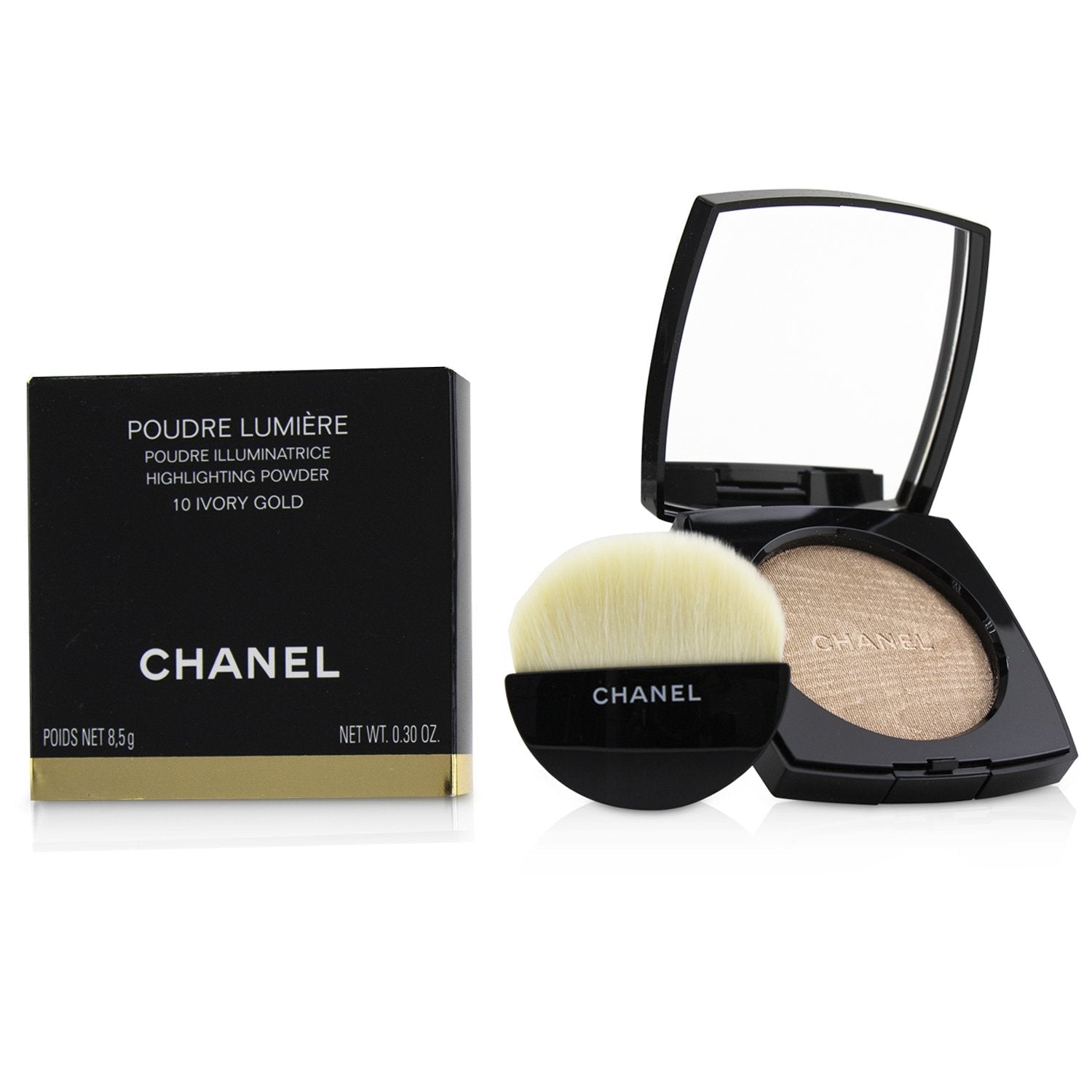 CHANEL POUDRE LUMIÈRE 10 IVORY GOLD CHANEL Poudre Lumiere Illuminating Powder 10 Ivory Gold Authentic