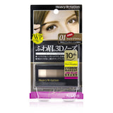 KISS ME Heavy Rotation Waterproof Powder Eyebrow And 3D Nose - # 01 Light Brown 3.5g/0.12oz