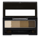 KISS ME Heavy Rotation Waterproof Powder Eyebrow And 3D Nose - # 01 Light Brown 3.5g/0.12oz
