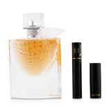 Lancome La Vie Est Belle L'Eclat Coffret: L'Eau De Parfum Spray 50ml + Hypnose Custom Wear Volume Mascara #01 Noir Hypnotic + L' Absolu Rouge Hydrating Shaping Lipcolor #378 Rose Lancome (Matte)