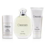 Calvin Klein Obsessed Coffret: Eau De Toilette Spray 125ml/4oz + Hair And Body Wash 100ml/3.4oz + Deodorant Stick 75ml/2.6oz