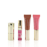 Clarins Love Your Lips Collection (2x Lip Perfector, 1x Lipstick, 1x Lip Comfort Oil) 4pcs