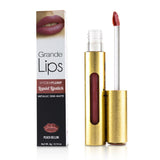 Grande Cosmetics (GrandeLash) GrandeLIPS Plumping Liquid Lipstick (Metallic Semi Matte) - # Peach Bellini 4g/0.14oz