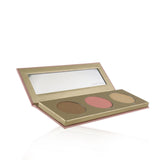 BareMinerals Bare Glow On The Go Face Palette (1x Bronzer, 1x Blush, 1x Highlighter) 6g/0.21oz