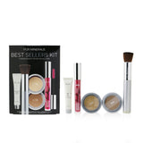 PUR (PurMinerals) Best Sellers Kit (5 Piece Beauty To Go Collection) (1x Powder, 1x Primer, 1x Bronzer, 1x Mascara, 1x Brush) - # Light Tan