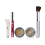 PUR (PurMinerals) Best Sellers Kit (5 Piece Beauty To Go Collection) (1x Powder, 1x Primer, 1x Bronzer, 1x Mascara, 1x Brush) - # Light Tan