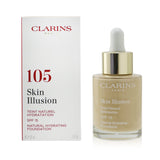 Clarins Skin Illusion Natural Hydrating Foundation SPF 15 # 105 Nude 30ml/1oz