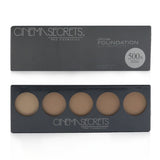 Cinema Secrets Ultimate Foundation 5 In 1 Pro Palette - # 500A Series (Light To Medium Pink Beige Undertones)