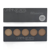 Cinema Secrets Ultimate Foundation 5 In 1 Pro Palette - # 500A Series (Light To Medium Pink Beige Undertones)  12.5g/0.44oz