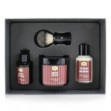 The Art Of Shaving 4 Elements Shaving Full Size Kit - Sandalwood: Pre-Shave Oil 60ml + Shaving Cream 150ml + After-Shave Balm 100ml + Genuine Badger Brush 4pcs
