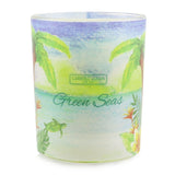 The Candle Company (Carroll & Chan) 100% Beeswax Votive Candle - Green Seas