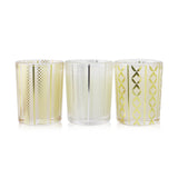 Glasshouse Scent Scene Duo Coffret: Bespoke Metal Vessel + Lost In Amalfi (Sea Mist) Scent Stems + Kyoto In Bloom (Camellia & Lotus) Scent Stems