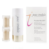Jane Iredale Powder Me Refillable Brush (1x Brush, 2x Refills) - Tanned