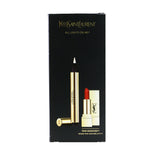 Yves Saint Laurent All Lights On Me Set (1xTouche Eclat 2.5ml/0.08oz + 1x Mini Rouge Pur Couture) - #2 (Luminous Ivory) 2pcs