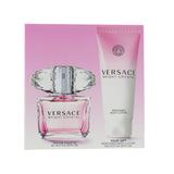 Versace Bright Crystal Coffret: Eau De Toilette Spray 90ml/3oz + Perfumed Body Lotion 100ml/3.4oz