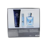 Versace Versace Pour Homme Coffret: Eau De Toilette Spray 100ml/3.4oz + Eau De Toilette Spray 10ml/0.3oz + Hair & Body Shampoo 150ml/5oz