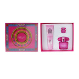 Versace Bright Crystal Absolu Coffret: Eau De Parfum Spray 90ml/3oz + Shower Gel 150ml/5oz + Eau De Parfum 5ml/0.17oz