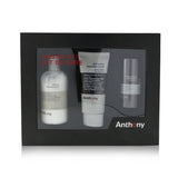 Anthony Basic Kit With Alcohol Free Deodorant: Cleanser 237ml + Moisturizer 90ml + Deodorant 70g