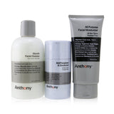 Anthony Basic Kit With AntiPerspirant & Deodorant: Cleanser 237ml + Moisturizer 90ml + Deodorant 70g