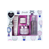 Fresh Rose Deep Hydration Ritual Set: 1x Soy Face Cleanser - 50ml/1.6oz + 1x Rose Deep Hydration Face Cream 50ml/1.6oz + 1x Rose Deep Hydration Facial Toner - 100ml/3.3oz + 1x Rose deep Hydration Face Serum - 5ml/0.17oz + 1x Rose Face Mask - 15ml/0.5oz