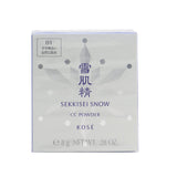 Kose Sekkisei Snow CC Powder SPF14 (Case + Refill) - # 01 Moderately Light (Natural Tone) 8g/0.28oz