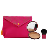 Clarins Bronzing Compact Set (1x Bronzing Compact, 1x Brush, 1x Pouch) 2pcs+1Pouch