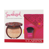 Clarins Bronzing Compact Set (1x Bronzing Compact, 1x Brush, 1x Pouch) 2pcs+1Pouch
