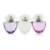 Bvlgari The Omnia Jewel Charms Collection: Amethyste Eau De Toilette Spray + Crystalline Eau De Toilette Spray + Pink Sapphire Eau De Toilette Spray