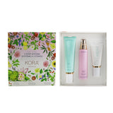 Kora Organics 3 Step System - Dry Skin: Cream Cleanser 100ml + Balancing Rose Mist 100ml + Hydrating Moisturizer 50ml 3pcs