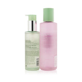Clinique Cleansing + Exfoliation Set: Clarifying Lotion 3 400ml/13.5oz + Liquid Facial Soap Oily Skin Formula 200ml/6.7oz