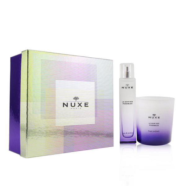Nuxe Le Soir Des Possibles Coffret: Eau De Parfum Spray 50ml/1.6oz + Scented Candle 140g/4.9oz 